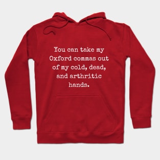For the Oxford comma fan in your life | Funny writer Hoodie